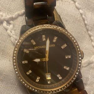 Michael Kors tortoise watch